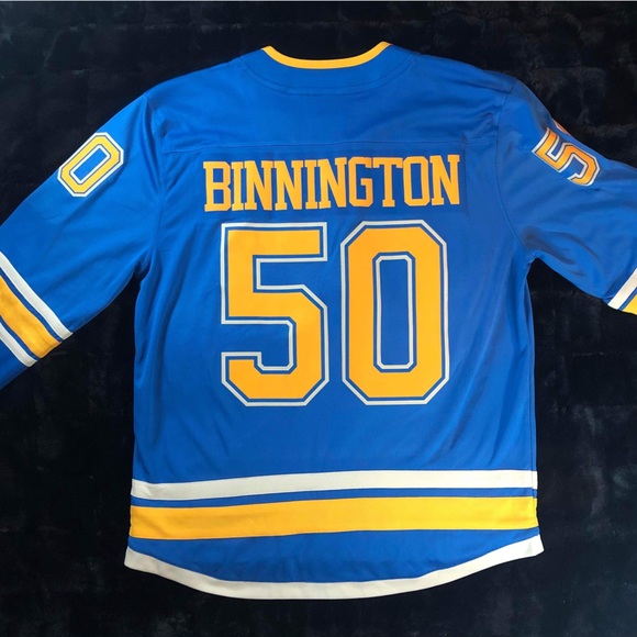 NHL Jordan Bennington St. Louis Blues 2019 SC Championship L “NWT”. - Picture 4 of 6